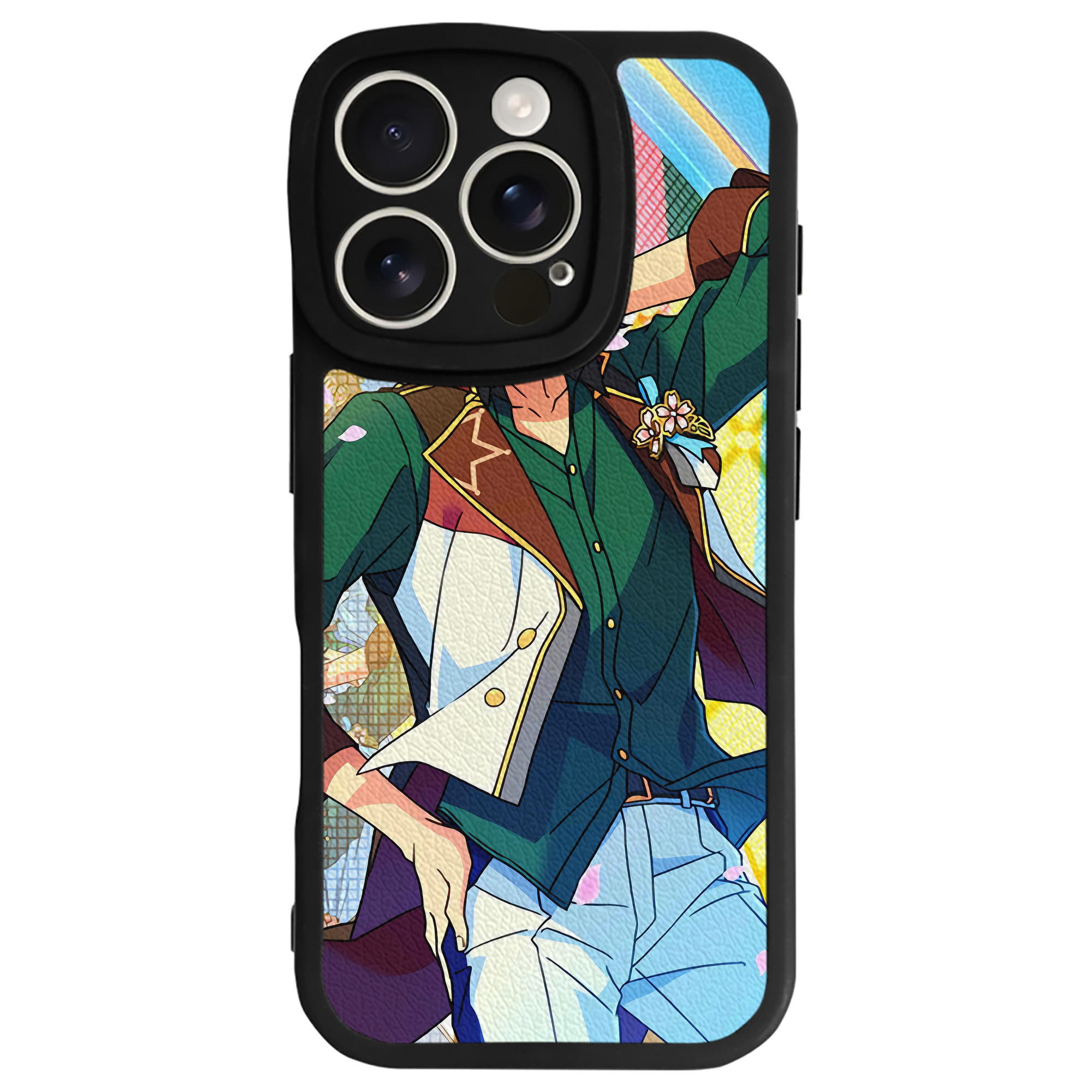 （画像用） あんさんぶるスターズ! Ensemble Stars 【iPhone 16シリーズ対応】シリコンスマホケース（レザー調） 材質：シリコン